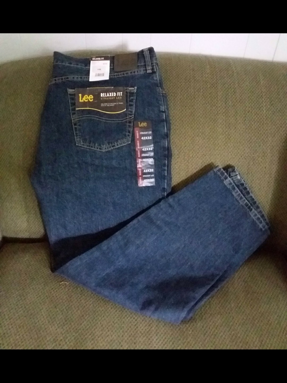 Lee Relaxed Fit Men's Jeans in Dark Indigo